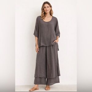 Marianne Greaves Art to Wear Linen Set